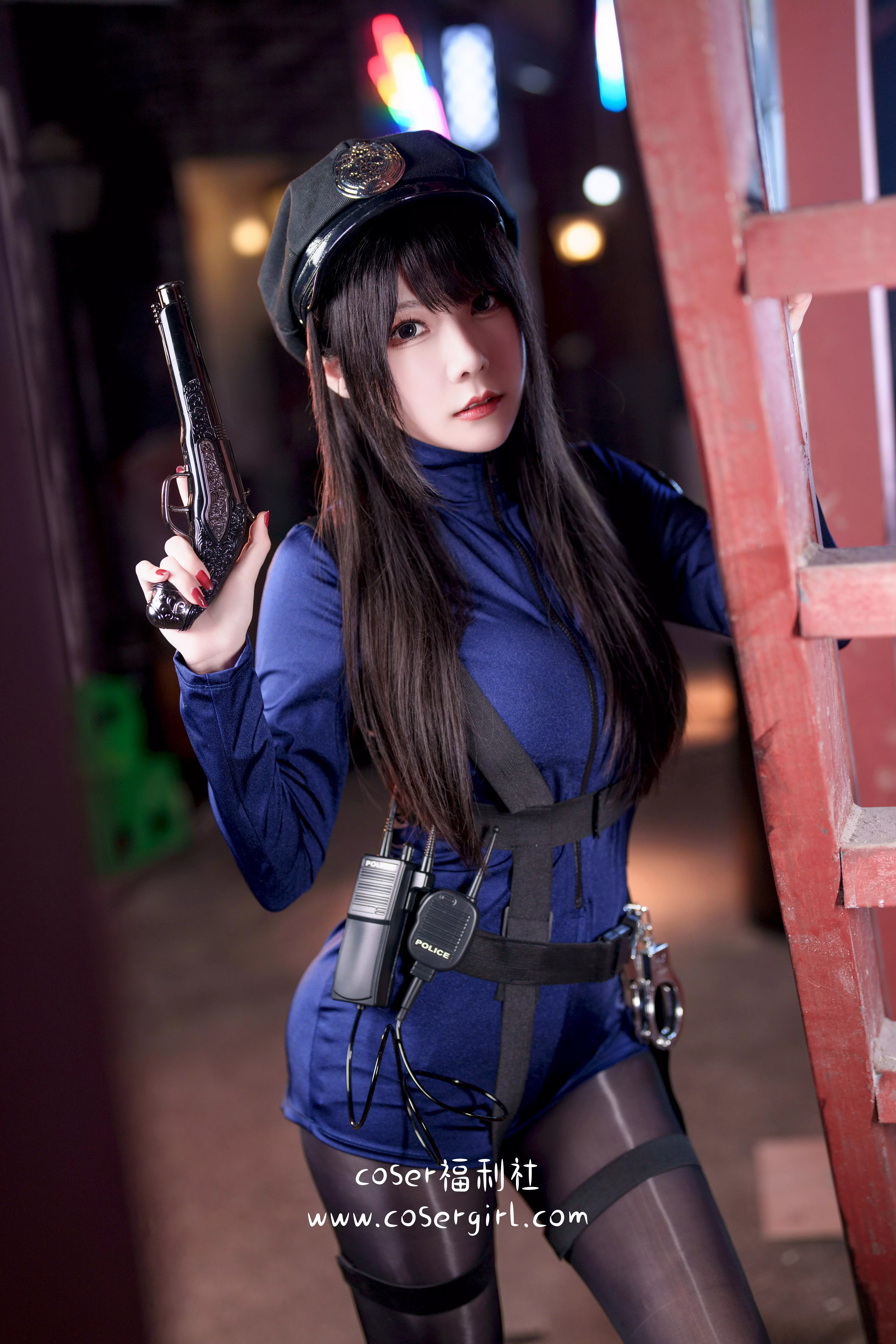 图片[4]-香草喵露露 十一月舰长女警图 [40P1V-1.55GB]美女写真下载-COSERYYDS