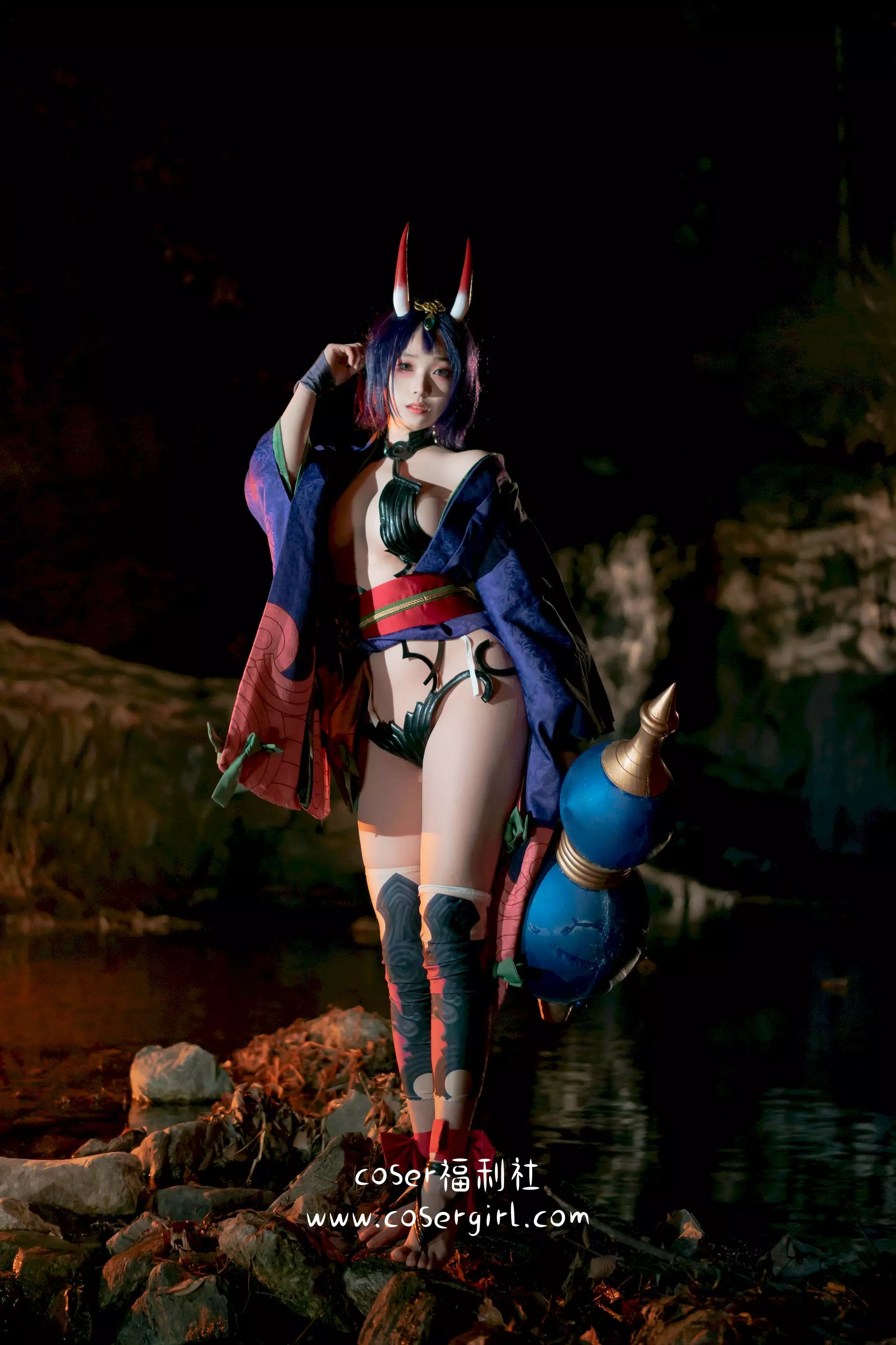 图片[3]-DJAWA Photo Bambi (밤비) Shuten Douji (Assassin) [39P-479MB]写真下载-COSERYYDS