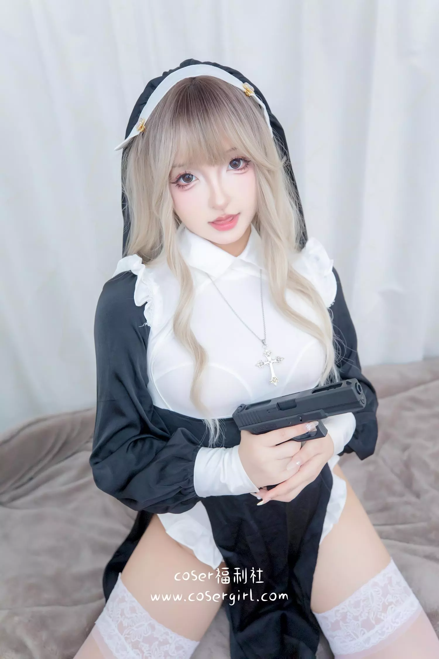 图片[2]-神楽坂真冬 战斗修女 [75P2V-340MB]美女写真下载-COSERYYDS