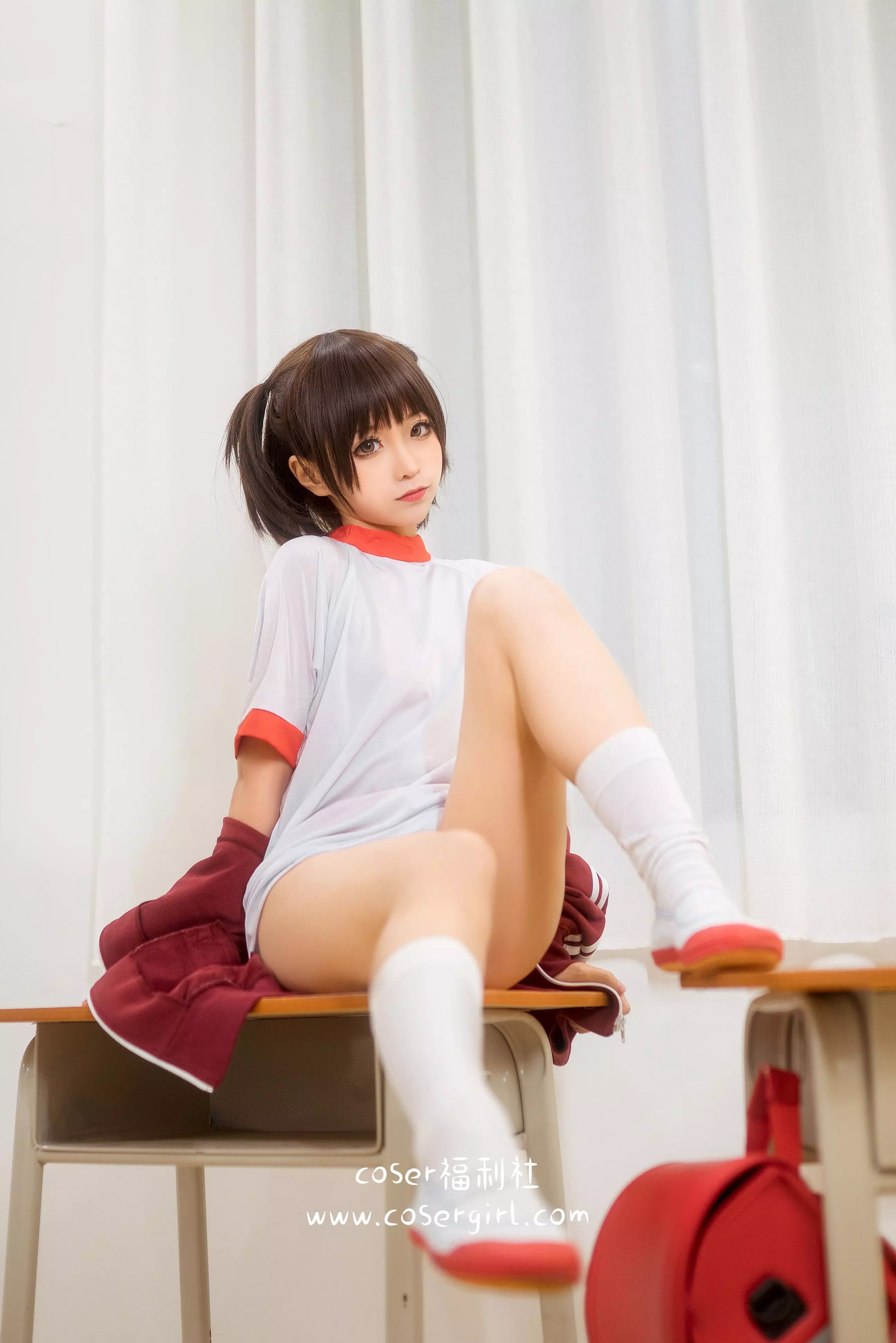 图片[5]-蠢沫沫 体操服红 [45P-420MB]写真下载-COSERYYDS