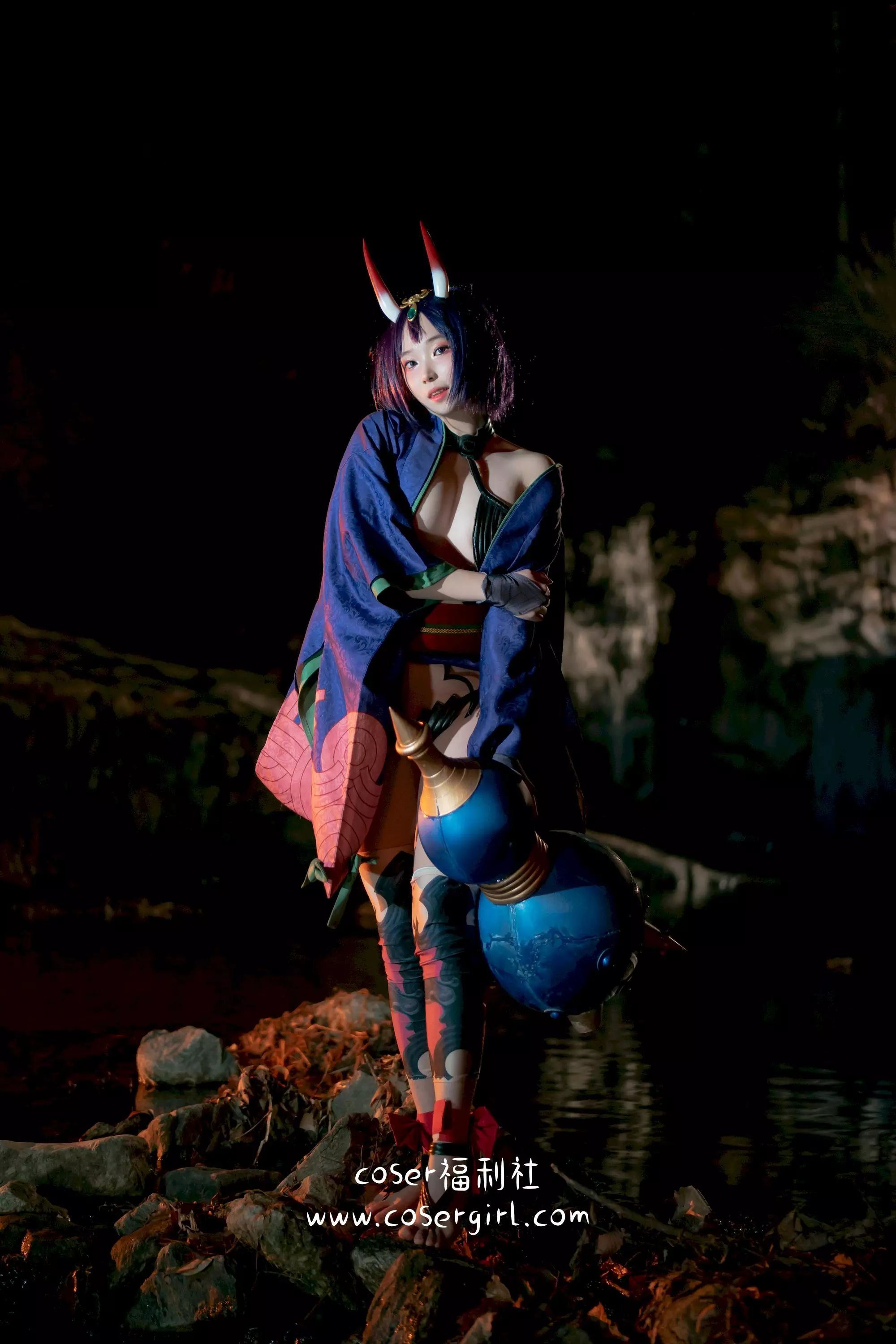 图片[4]-DJAWA Photo Bambi (밤비) Shuten Douji (Assassin) [39P-479MB]写真下载-COSERYYDS