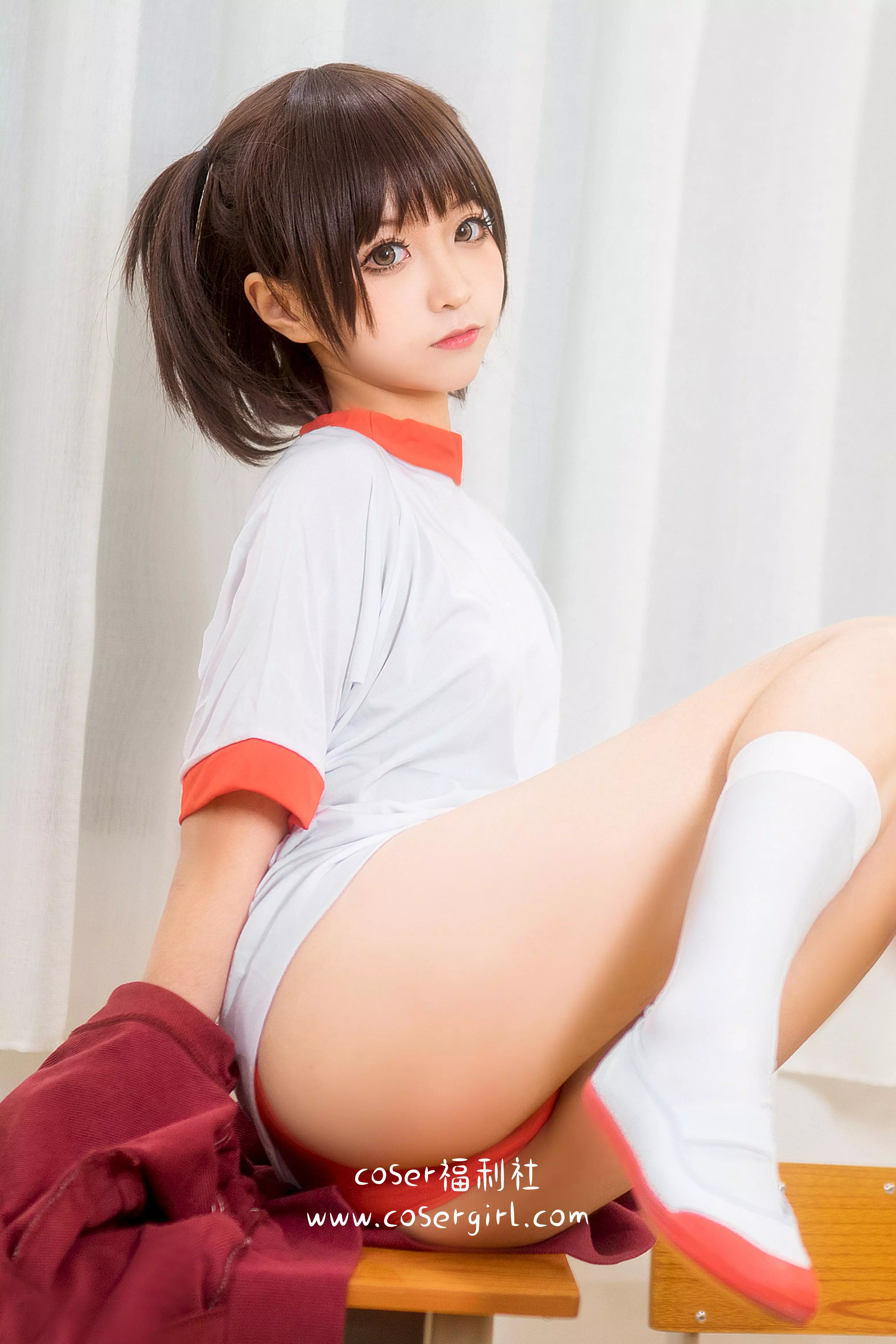 图片[2]-蠢沫沫 体操服红 [45P-420MB]写真下载-COSERYYDS